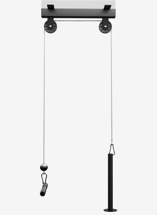 Actual product image Gorilla Sports lat pull-down device for ceiling mounting