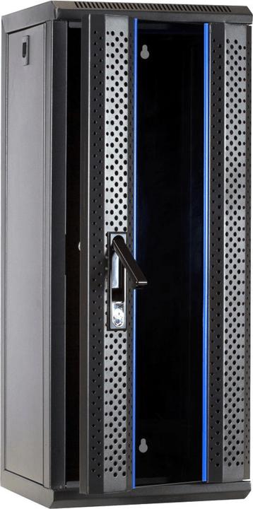 Actual product image Dsit 15 U, 10" server enclosure, with glass door (WxDxH) 312x310x752mm (15 RU, 10 inch rack)