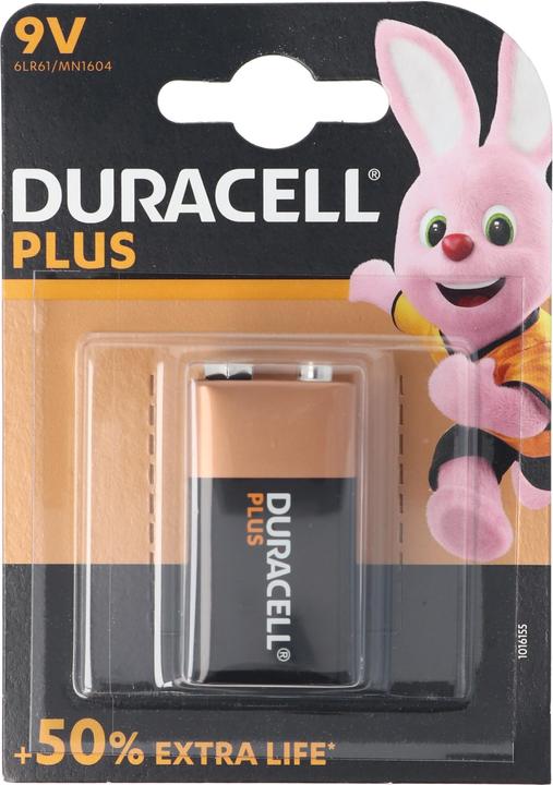 Produktbild Duracell Batterie 2 x 9V - Alkalisch - 580 (1 Stk., 9V Block)