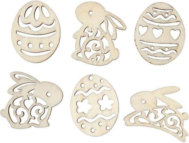 Creativ Company Holzdekoration (24 x, 1.5 x 9 x 13.5 cm)