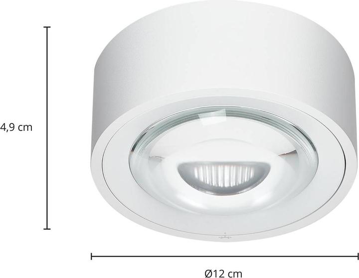 Produktbild Arcchio Rotari LED-Deckenlampe, Linse, 1-fl. starr (1170 lm)