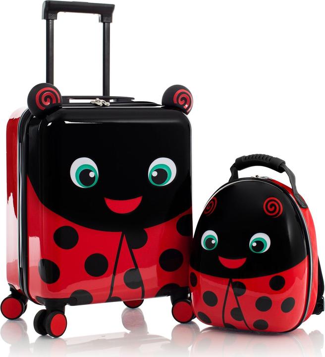 Produktbild Heys Super Tots Lady Bug -lasten matkalaukku ja reppu (34 l, Handgepäck (bis 50l))