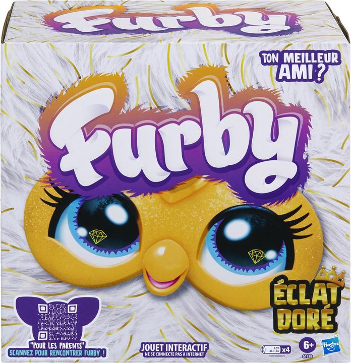Image du produit Furby Jouet interactif en peluche Furby Gold Glam (20 cm)