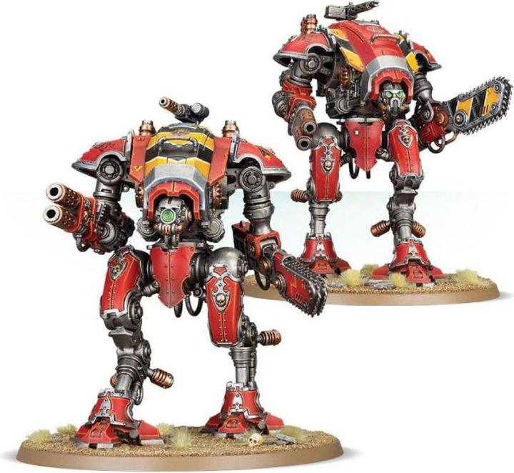 Produktbild Games Workshop Warhammer 40.000 - Imperial Knights Knight Armigers (Kunststoff)