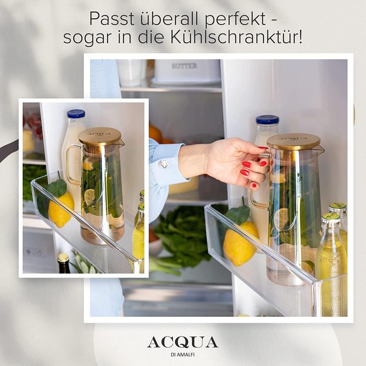 Produktbild Acqua di Amalfi Wasserkaraffe Gold/Bamboo