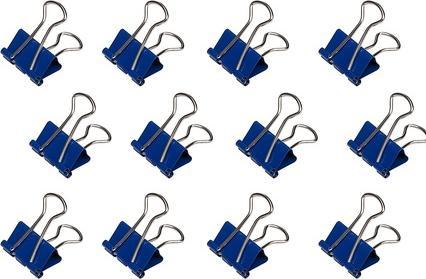 Actual product image Maul mauly foldback clip, blue, (W)19 mm (1x)