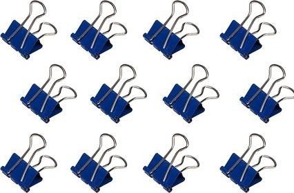 Produktbild Maul mauly Foldback-Klammer, blau, (B)19 mm (1 x)
