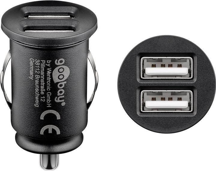 Produktbild Goobay Dual USB-Autoladegerät 3,1A
