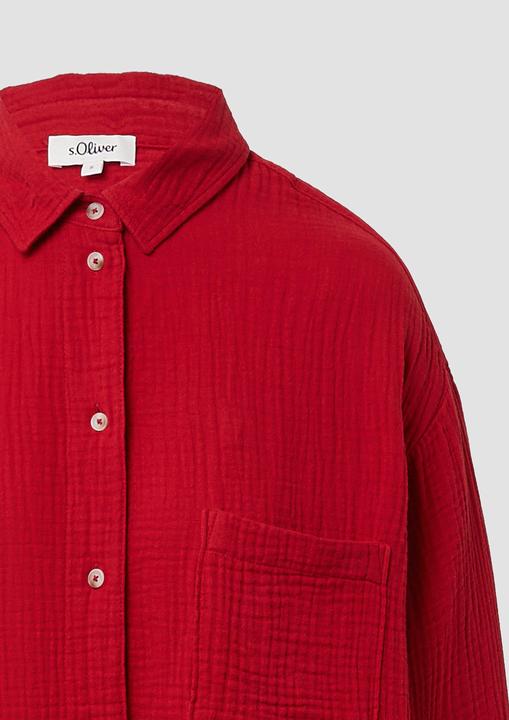 Immagine prodotto s.Oliver Bluse Oversized Bluse aus Musselin (M)
