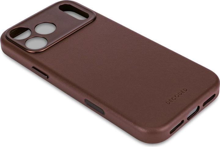 Productafbeelding Decoded Leather Backcover Apple iPhone 17 Pro Max Chocolate Brown (Apple iPhone 17 Pro Max)