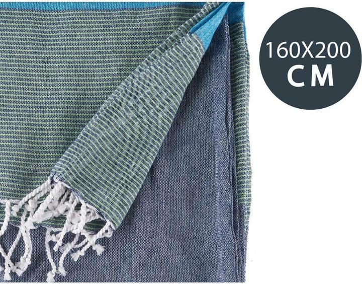 Immagine prodotto Giftdecor multiuso 160x200cm multi strisce blu