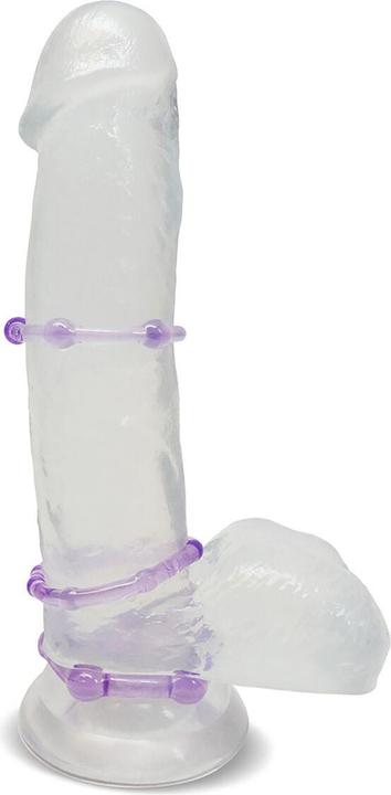 Produktbild Blush Stay Hard Beaded Cockrings Lila (3.10 cm)