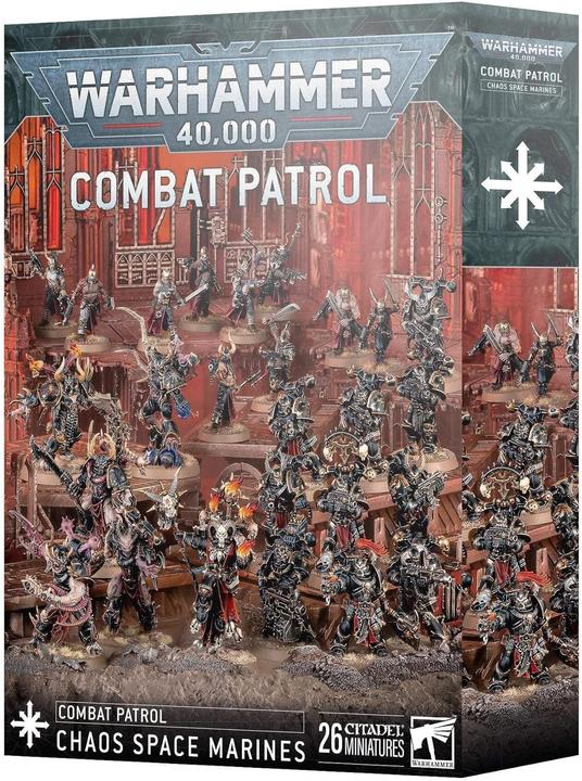 Produktbild Games Workshop Warhammer 40.000 - Chaos Space Marines Combat Patrol (Kunststoff)