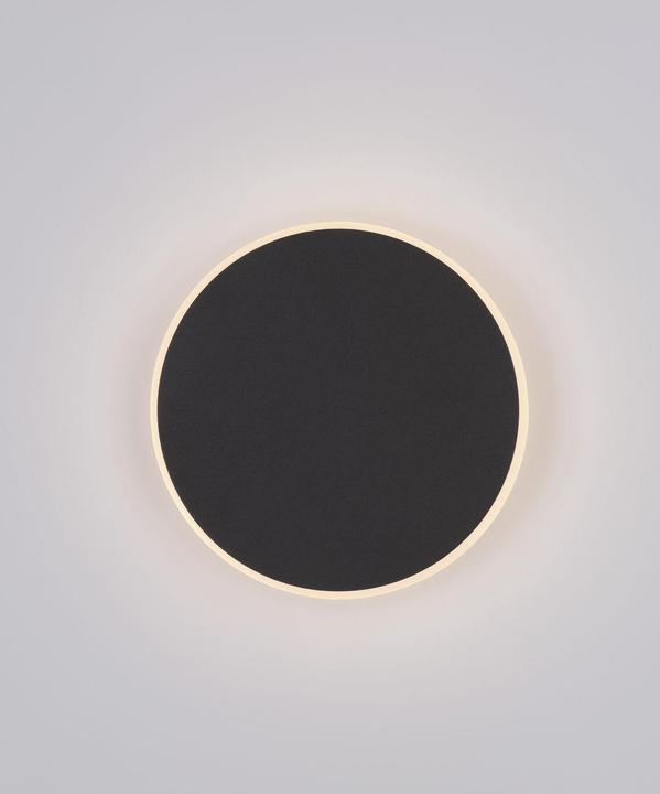 Productafbeelding Nova Luce NEVO LED wandlamp zwart 12W warm wit 20x3,9x20cm 9248159