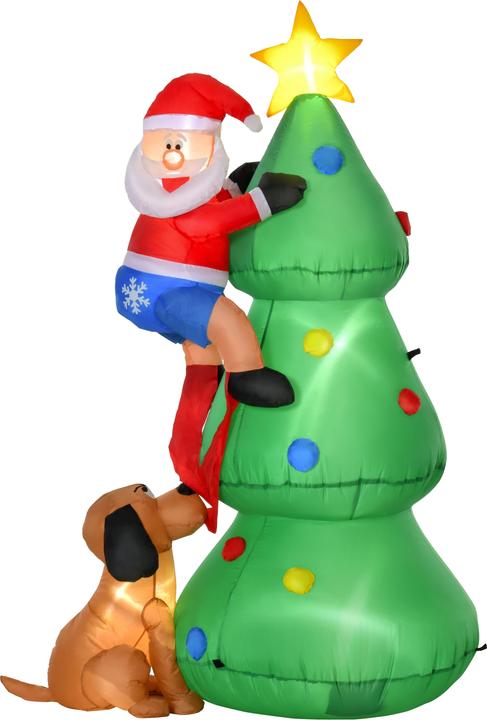 Jamb Weihnachtsmann 123cm LED