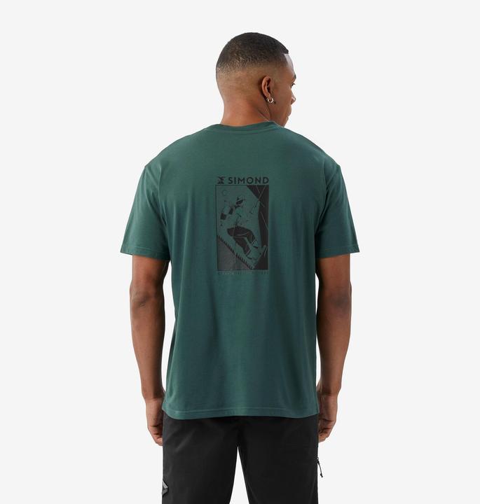 Actual product image Simond Herren Kletter-T-Shirt strapazierfähig - Vertika grün (XL)
