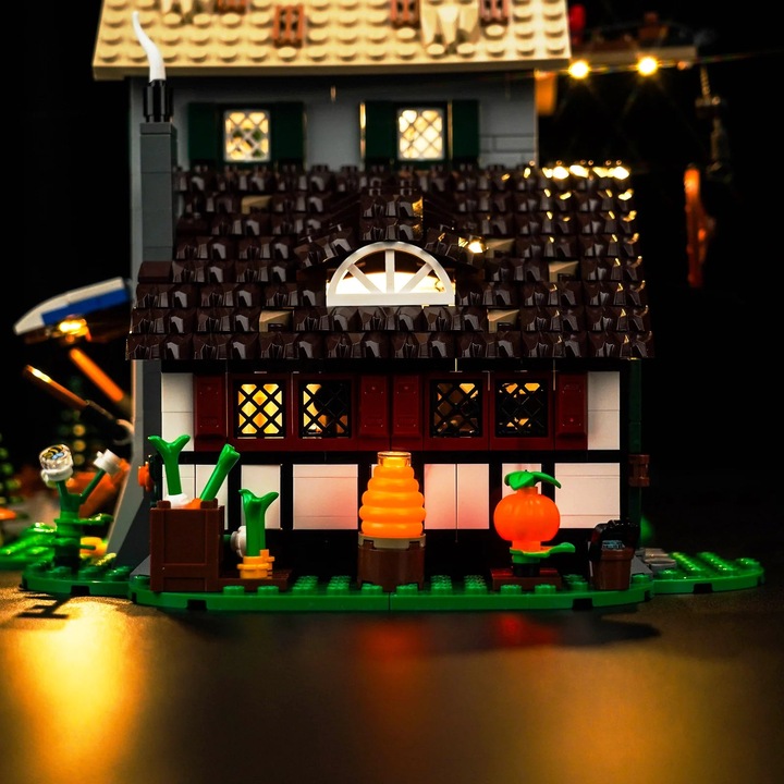 Produktbild BrickBling LED Licht Set für LEGO Mittelalterlicher Stadtplatz (10332) inkl. Fernbedienung