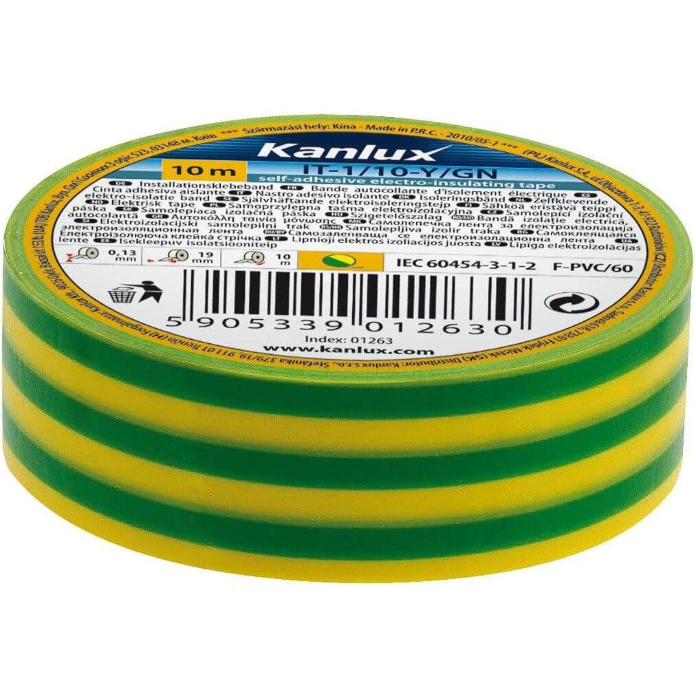 Kanlux, Klebeband, 1277 IT-1/20-Y/GN Isolierband
