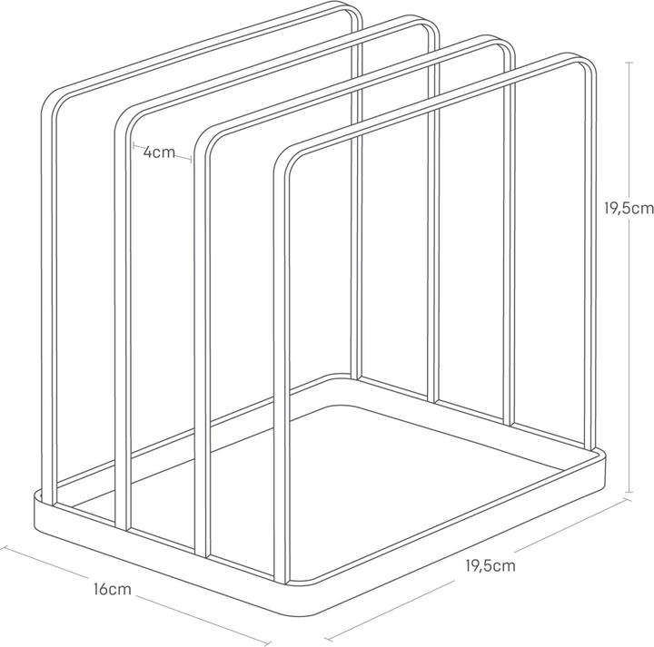 Actual product image Yamazaki Tray holder
