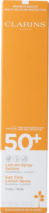 Clarins Lait-en-Spray Solaire (Sonnenspray, SPF 50+, 150 ml, 202 g)