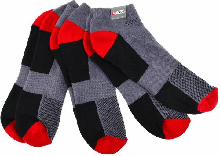 Actual product image Awtools short socks size 43-46 / 3 PCs.