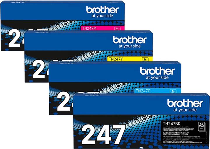 Actual product image Brother Set TN247/TN-247 (C, FC, M, Y)
