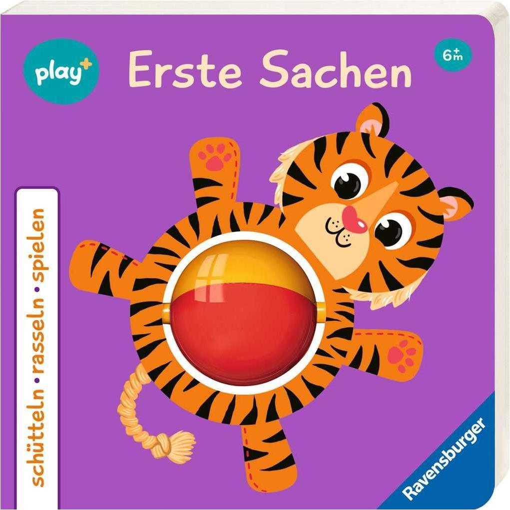 Ravensburger, Babybücher, play+ schütteln, rasseln, spielen: Erste Sachen (Deutsch)