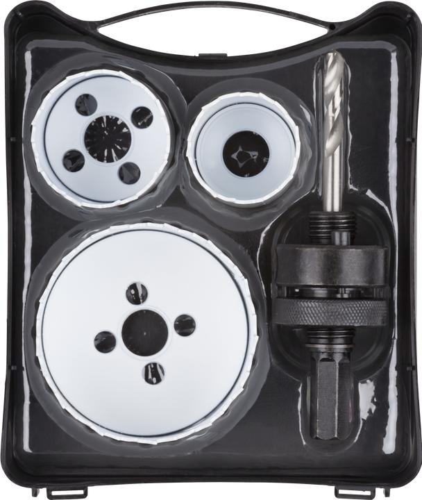 Actual product image wolfcraft 1 hole saw set BiM ø35,43,68mm (35 mm, 43 mm, 68 mm)