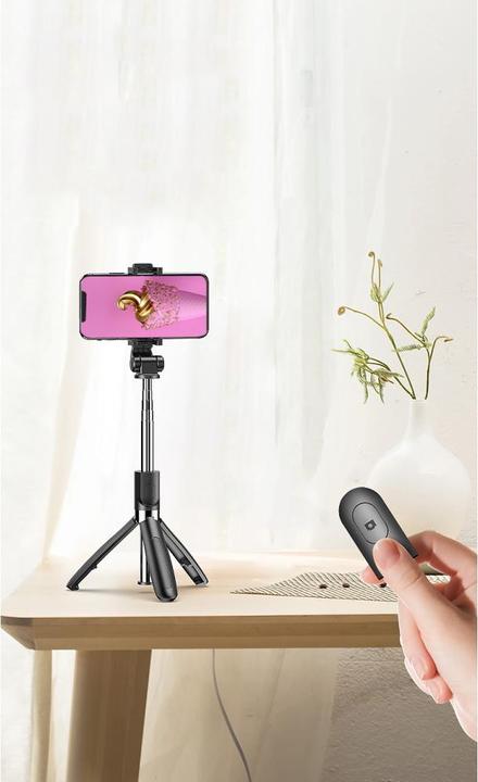 Produktbild xO selfie stick Bluetooth tripod SS08 black