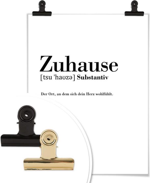 Image du produit Trenddeko Grammaire - Maison (30 x 40 cm)