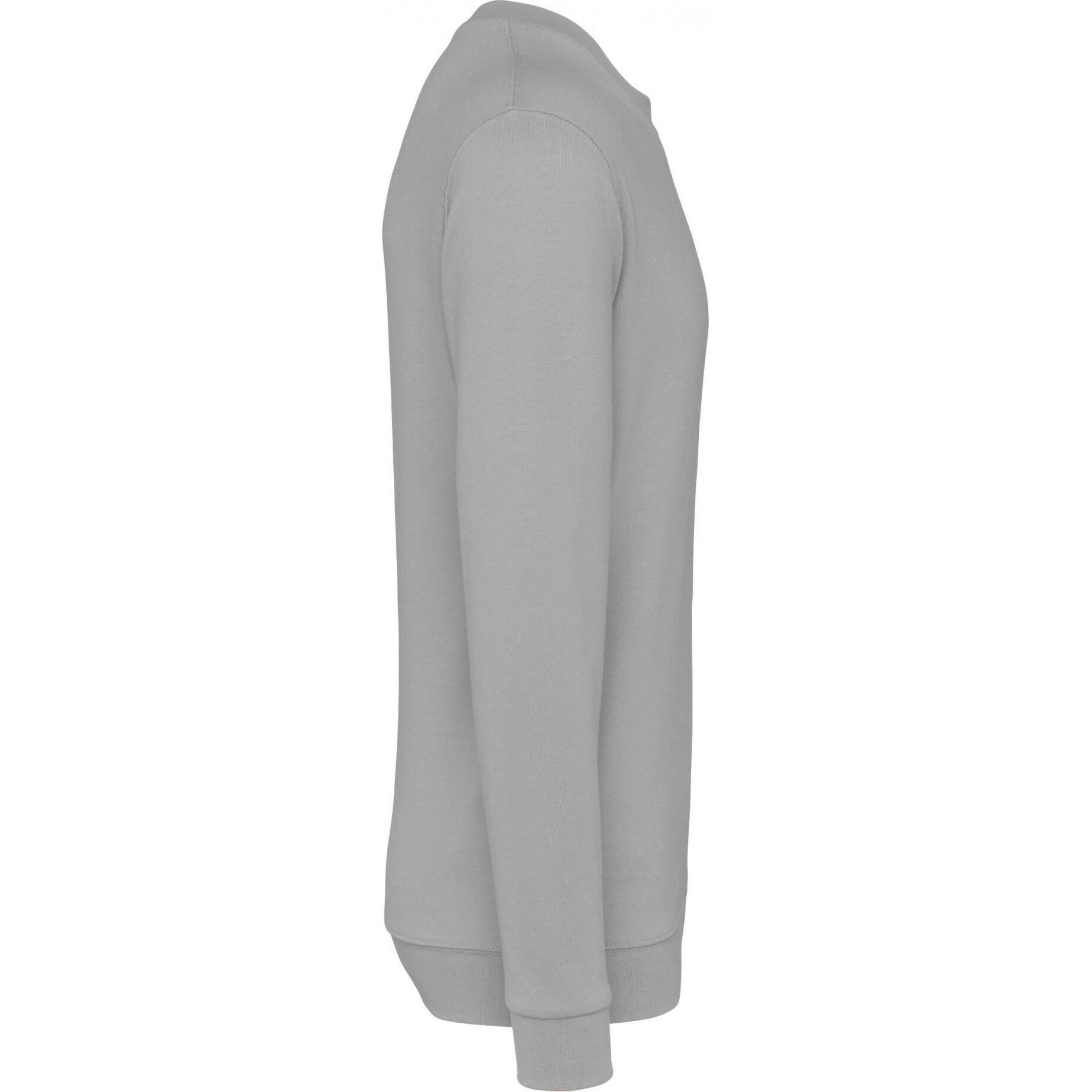 Thumbnail - Kariban, Pullover, Sweatshirt mit Rundhalsausschnitt, Grau, (4XL)