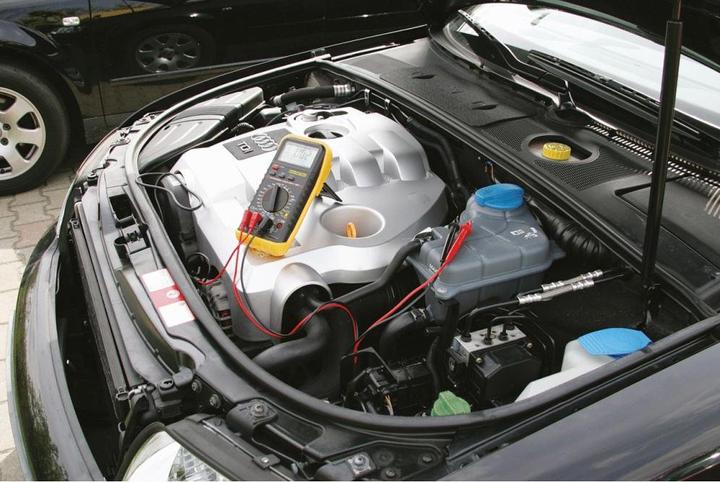 Produktbild KS Tools KFZ Multimeter mit Induktionspinzette 150.2040