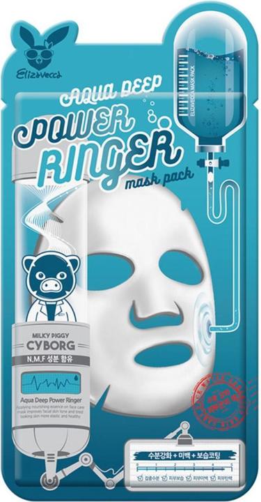 Actual product image Elizavecca Aqua Deep Power Ringer Mask Pack