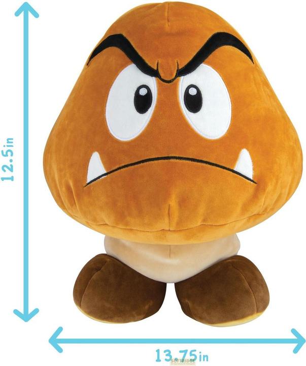 Actual product image Nintendo Super Mario plush: Goomba (40cm) (Club Mocchi-Mocchi) (35 cm)
