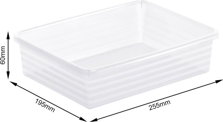 Actual product image Rotho 10er Set Formatkörbchen DIN A5 LINUS (A5)