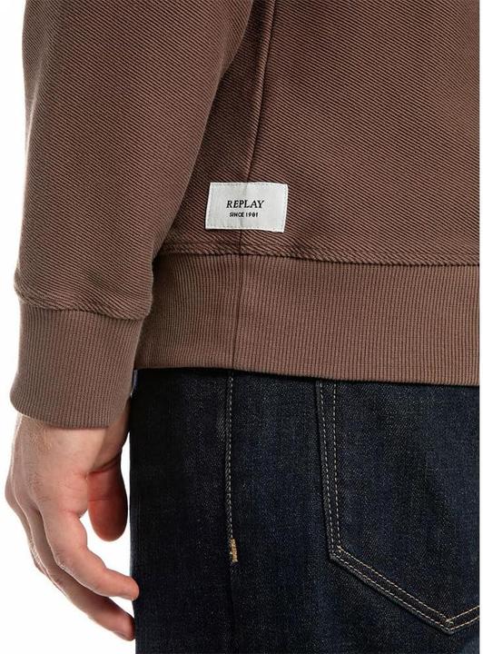 Produktbild Replay Heren regular fit sweatshirt van katoen, bruin (328), S (S)