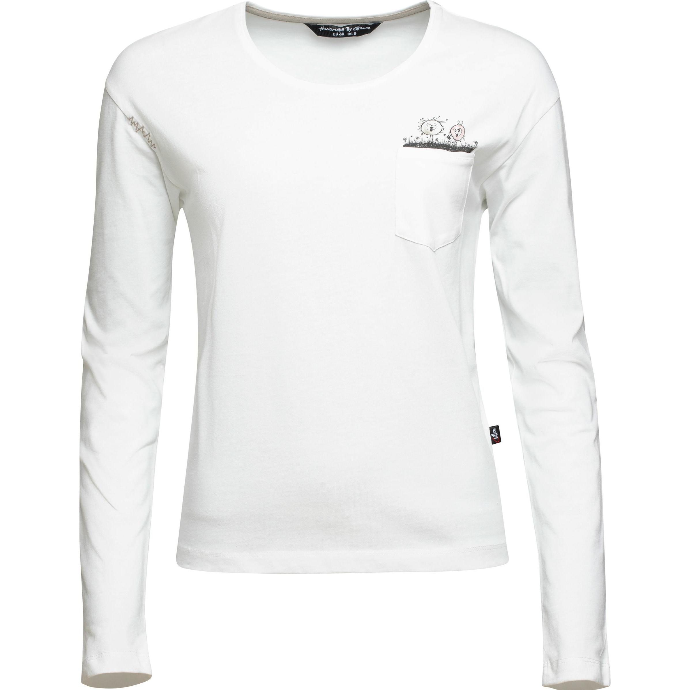 Chillaz, Damen, Funktionsshirt, Women's Steiermark Longsleeve (34), Weiss, 34