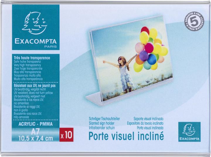 Actual product image Exacompta Table leaflet stand (A7)