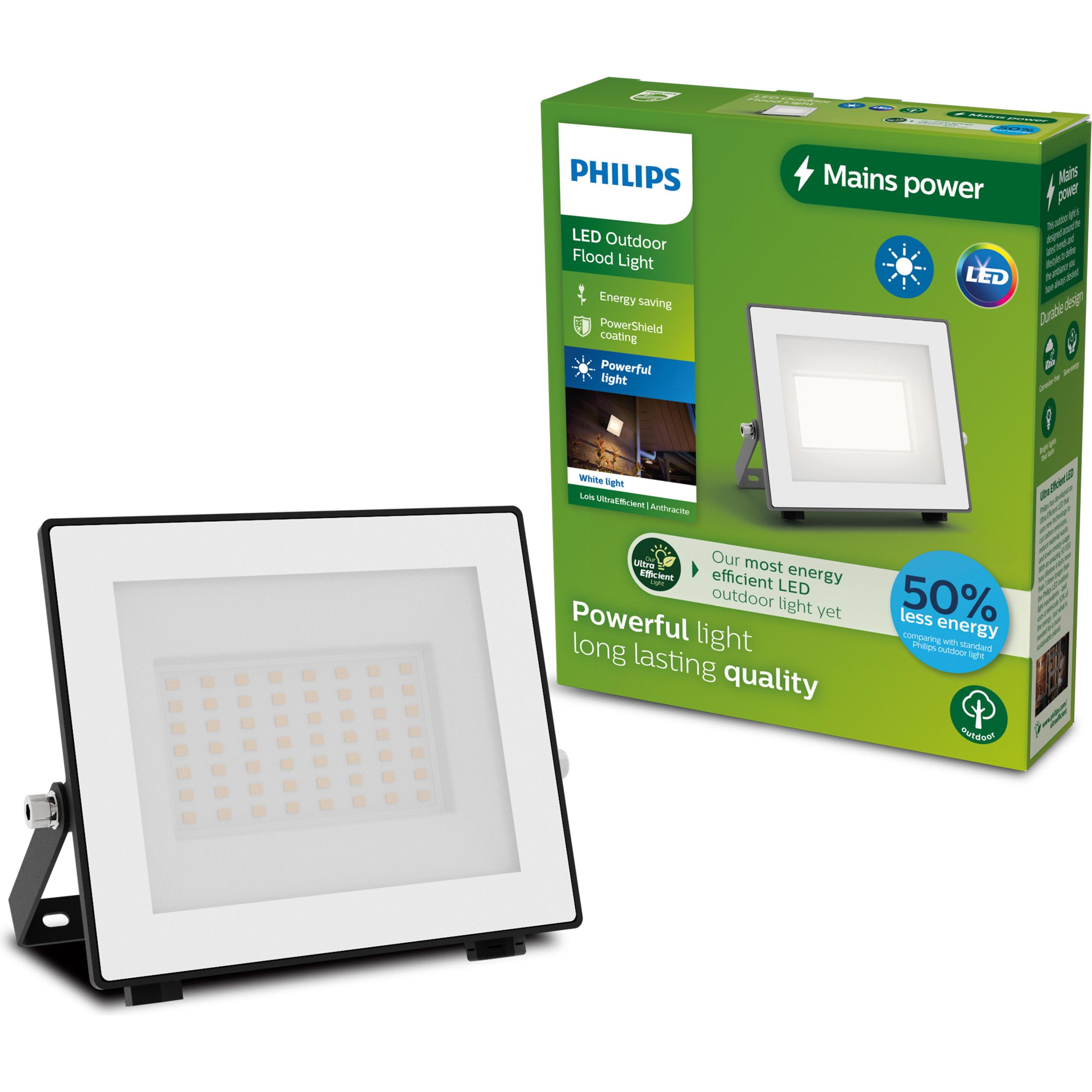 Philips, Fassadenbeleuchtung, Outdoor Ultra-Efficient Flutlicht Lois (2600 lm, IP65)