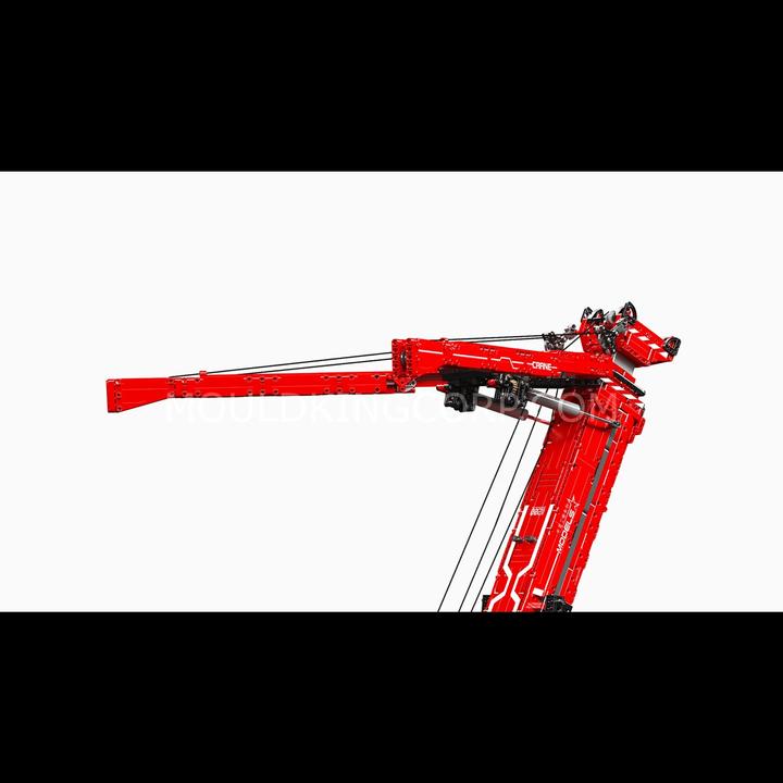 Actual product image Mould King LTM 11200 Crane - red