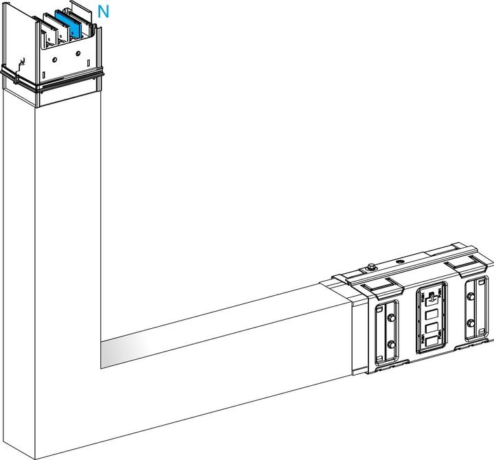 Produktbild Schneider Electric SE KSA1000DLE43A KSA Winkelelement innen (Verteiler)