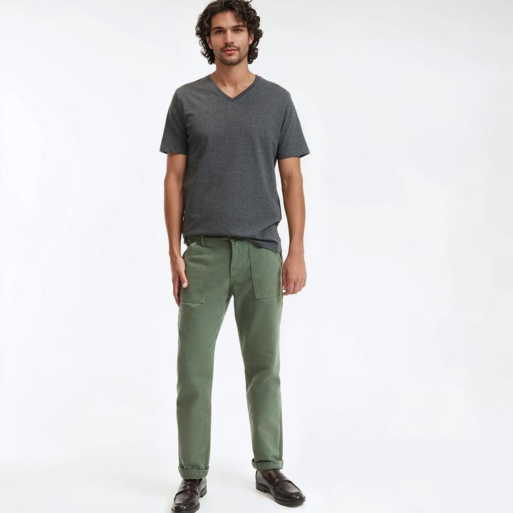 Immagine prodotto La Redoute Collections T-Shirt mit V-Ausschnitt (3XL)