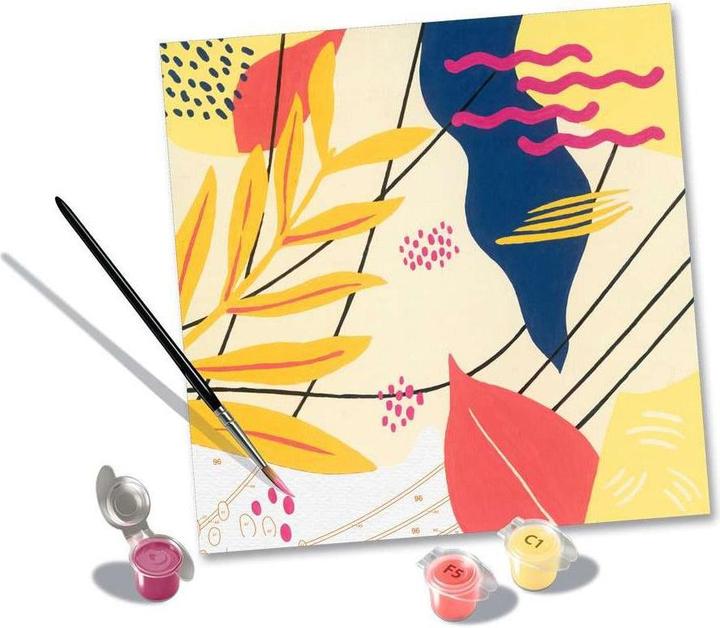 Actual product image Ravensburger CreArt - Painting by numbers Playful Plants