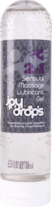 Immagine prodotto JoyDrops Gel lubrificante 2 in 1 per massaggi sensuali - 125 ml (125 ml)