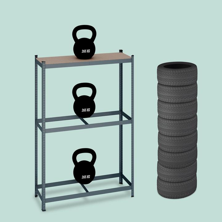 Actual product image Relaxdays Tyre rack