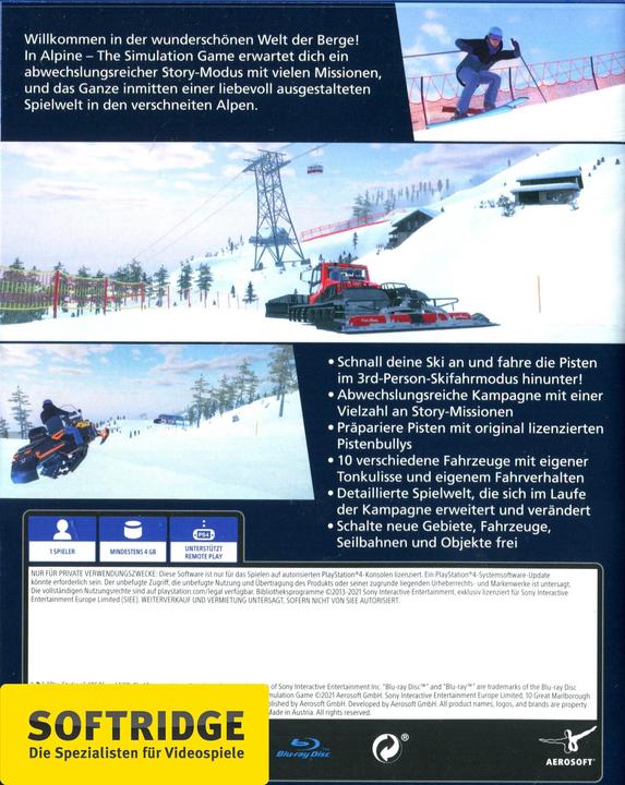 Actual product image Aerosoft Alpine - The Simulation Game (PS4, DE)