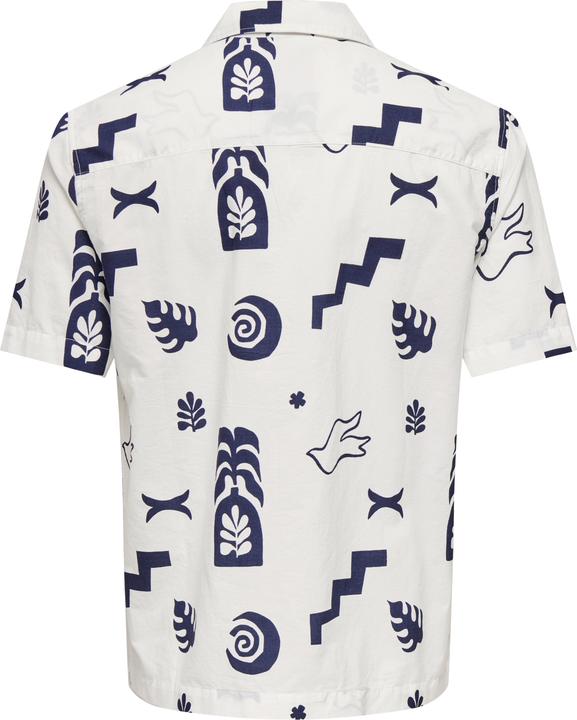 Immagine prodotto Only & Sons ONSWHITE Hawaii-Hemd Hawaii-Hemd (L)