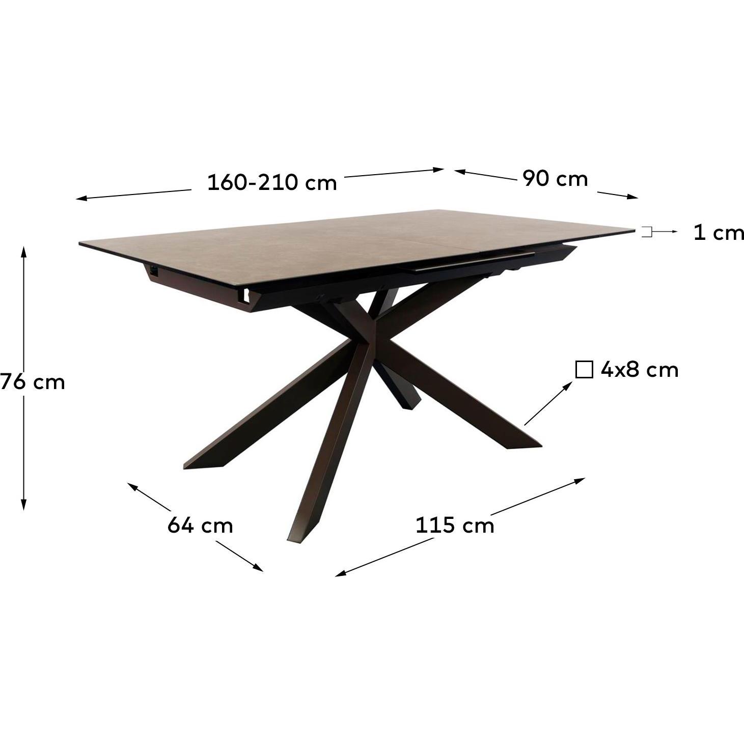 Thumbnail - Kave Home, Esstisch, Atminda (210 x 90 x 76 cm)