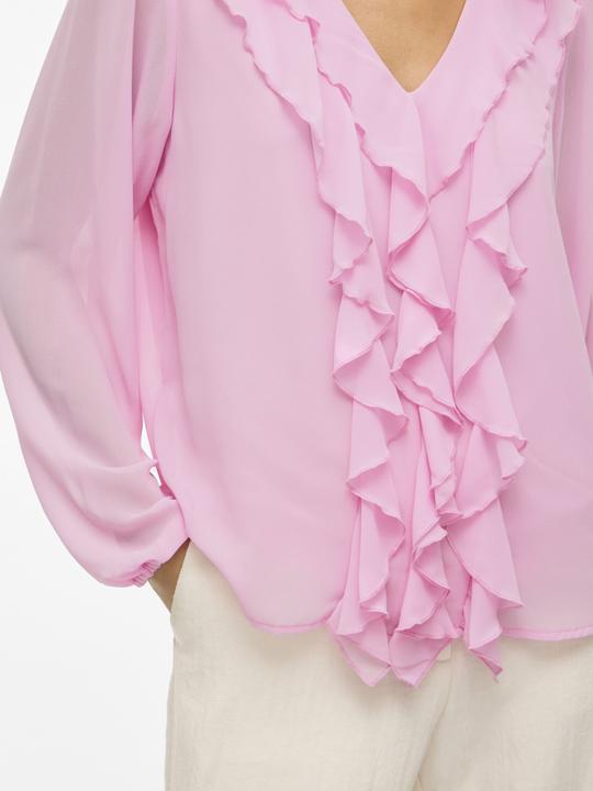 Immagine prodotto Vila VIANE Gerüschtes Oberteil mit langen Ärmeln (38)