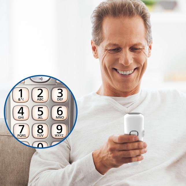 Actual product image Panasonic Expansion set KX-TGEA25EXN champagne